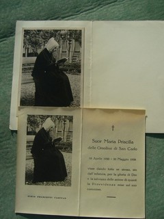 PAIR OF LUTTINI SANTINO 1958 NUN OF THE BEARS OF S. CARLO BORN IN 1920