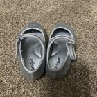 NEW Cat & Jack Addy Glitter Bling Silver Shoes Toddler Easy On Memory Foam Sz 5 — photo 3