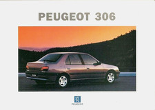 Peugeot 306 Sedan 1995 Italian Market Sales Brochure 