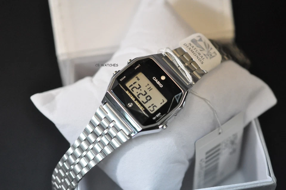 A159WAD-1 Casio Men's Diamond Series Watch Stainless Steel Glass made Japan - Image 2 of 4