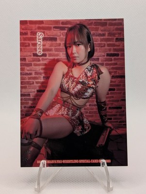 Sareee 2023 BBM Woman's Pro Wrestling Trading Card Ambitionious!! Einsatz