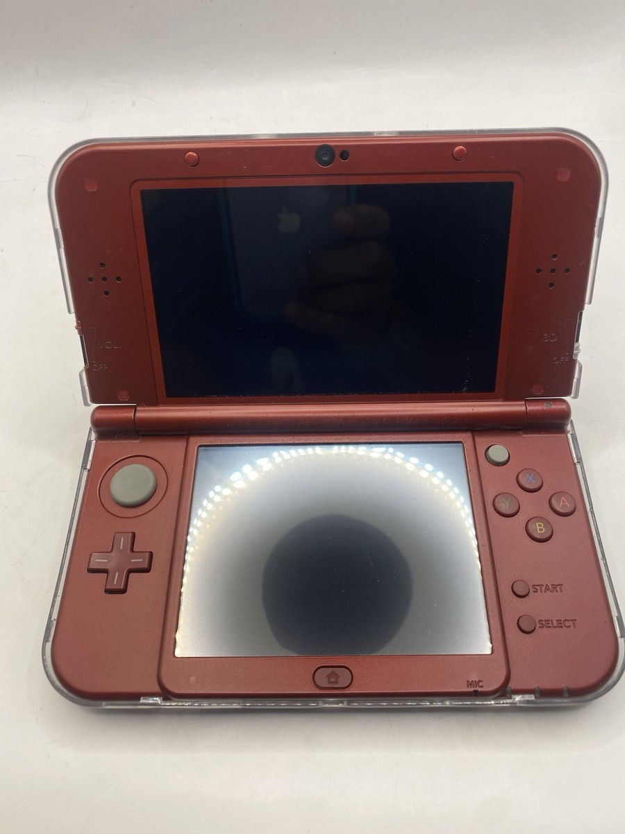 “New” Nintendo3DS XL Metallic Red Handheld Console System RED-001 Tested