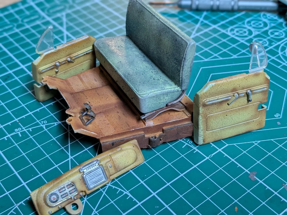 Ford F1 1948 fundido a presión oxidado gas Hot Rod Bob's Beaters 1/18 Foto 3 de 4