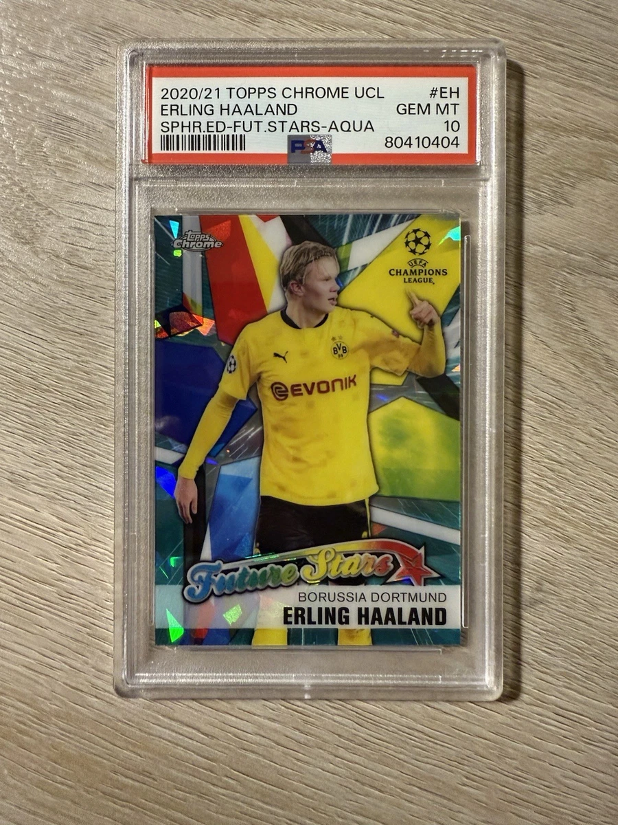 [psa10]　ハーランド　ルーキーカード Sapphire Edition 2020-21 Topps Chrome UCL Sapphire Edition Erling Haaland #FS-EH