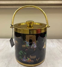 Sheila Bridges x Williams Sonoma Ice Bucket Harlem Toile  NWT-RARE FIND