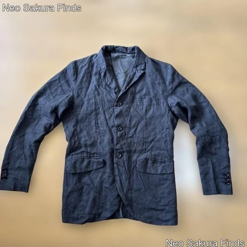 EEL Linen Stick Jacket M - Chic Vintage Aesthetic video thumbnail