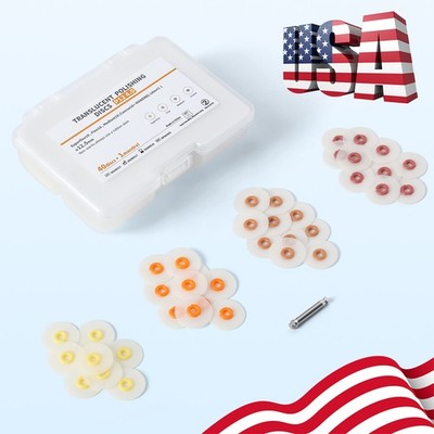 40pcs 12.5mm Dental Sof-Lex Composite Ceramic Polishing Finishing Discs