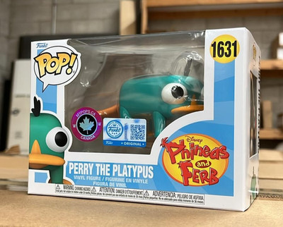 IN HAND PHINEAS AND FERB Perry The Platypus #1631 MYPOPS CANADA EXCLUSIVE