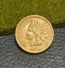 (#102312) Indian Head Cent:  1859.  VF+   good luster!    (see video!)