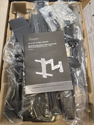 Rocketfish Full Motion TV Wall Mount 32-55 Inch TVs Black