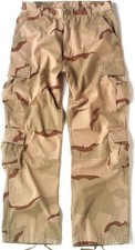 US Military Desert Camo Trousers USA Army Pockets BDU