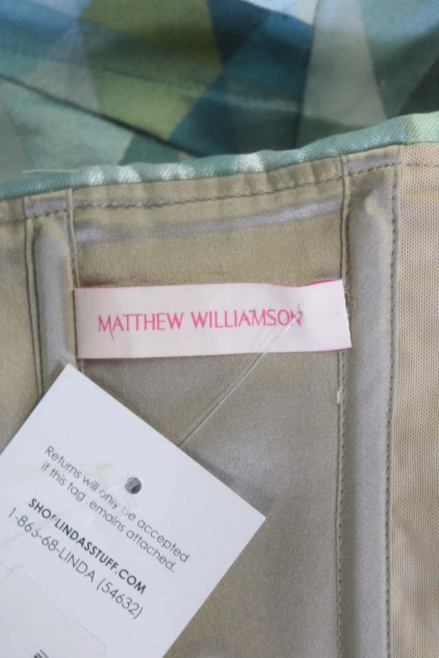 Vestido Matthew Williamson Mujer Estampado Abstracto Cremallera Multicolor Talla S Foto 4 de 4