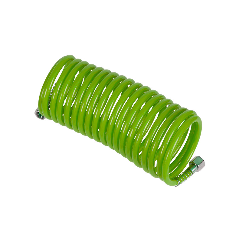 Sealey SA335G PE Coiled Air Hose with 1/4″BSP Unions 5 Metre x Ø5mm