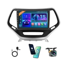 2+64GB Hikity Android Car Stereo for Jeep Cherokee 2013 2014 2015 2016 2017 2...