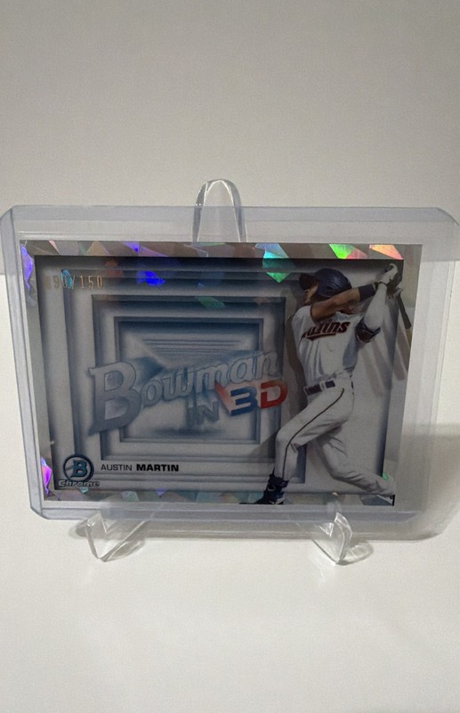2022 Bowman - Bowman in 3-D! Austin Martin #B3D-17 Atomic Refractor /150 (RC)