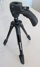 Manfrotto MKCOMPACTACN-BK Compact Action Aluminium Tripod with Hybrid Head -...