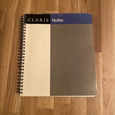 Claris MacWrite II Benutzerhandbuch ~ Ringgebundenes Buch