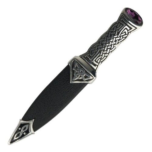 Copper Signed ZXDJ Dagger With Scabbard Sheath Stainless Blade