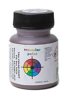 Tru-Color 876 Brushable Flat Dark Wooden Rifle Stock 1 oz. Solvent Based Acrylic