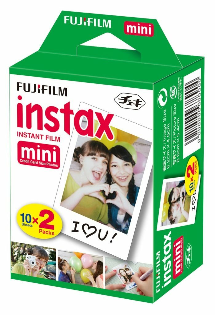 Fujifilm Instax Mini Film Twin Pack Pellicola Istantanea Bipack 20 Foto