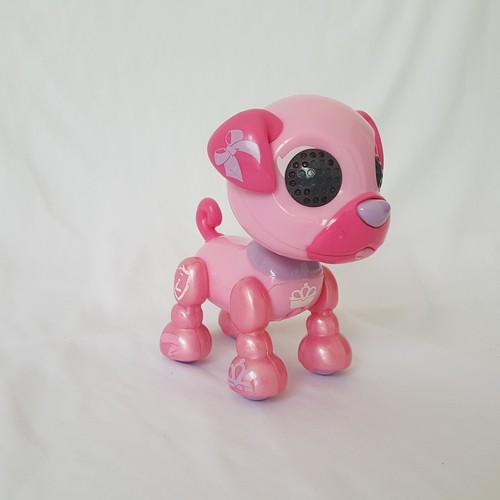 Zoomer Zupps Royal Pups Retriever Princess Pink Interactive Robot Pocket Pet 4" - Picture 8 of 24