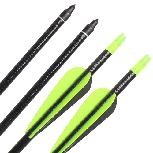 12pcs 32inch Fibreglass Arrows SP600 Arrows Archery Target Shooting Hunting - Picture 8 of 12