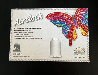 Serger Thread Madeira Aerolock 24 Spool Overlock Premium Sewing Miniking Box