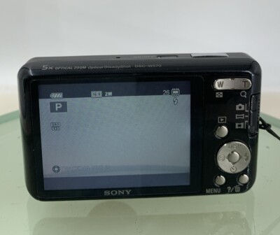 Sony Cyber-shot DSC-W570 Digital Camera BLACK + CHARGER+