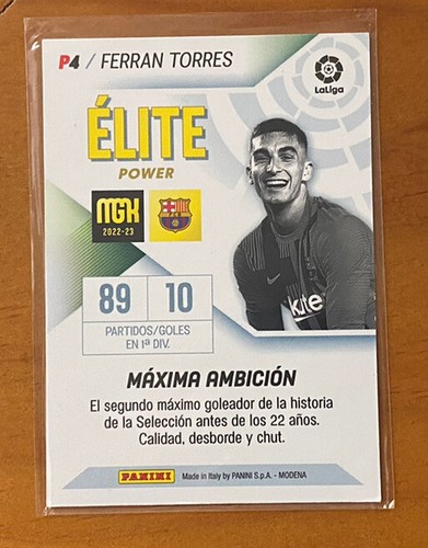 💥 2022 MGK FERRAN TORRES #P4 AUTO ELITE POWER Barcelona PANINI Megacracks 💥 - Imagen 2 de 2