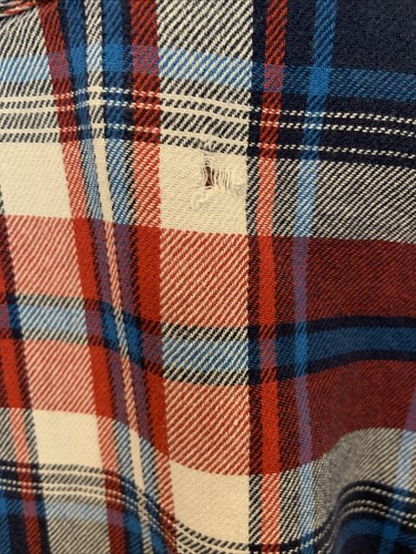 Custom Men’s David Bowie Upcycled Plaid Pearl Snap Band Shirt - Picture 9 of 10