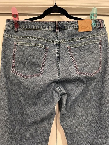 Lilly Pulitzer Womens Boot Cut Denim Jeans Color Contrast Stitching Sz 8 Y2K Sty - Bild 11 von 14
