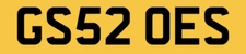 Zoe Private number plate Zoe's personal registration GS52 OES cherished car reg