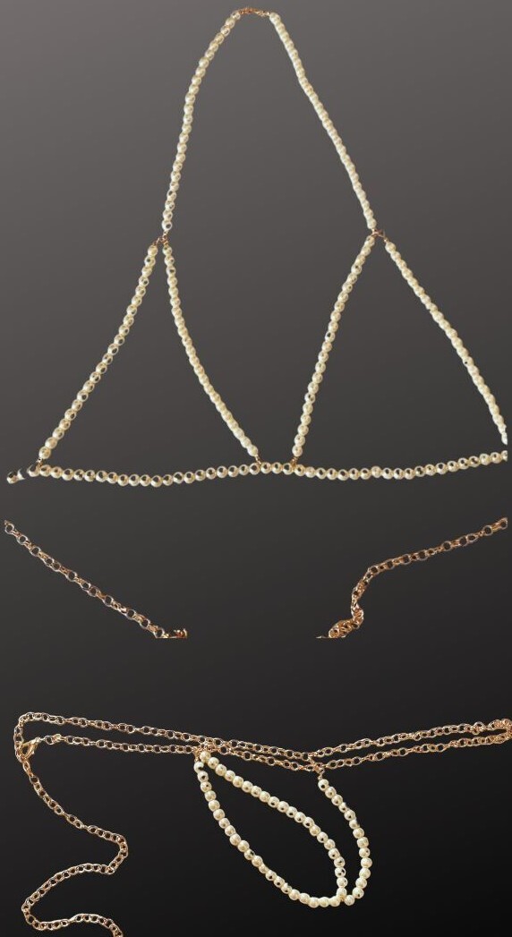 Diy Body Chain Bra Bra Strap Diy Chain Bra Layered Silver Chain