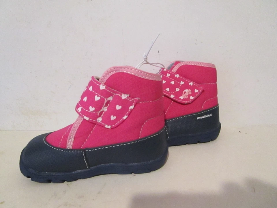 See Kai Run Basics Blake Niño Pequeño Invierno Gancho y Lazo Botas Rosa Baya Talla 6 Foto 4 de 4