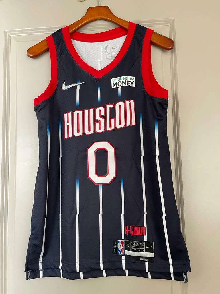 Jordan Brand Men's Jordan Brand Jalen Green Black Houston Rockets 2021/22 Swingman Jersey - Statement Edition