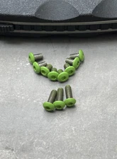 Zombie Green Stainless Screws For Benchmade Mini Barrage 585 Nylon Handle Knife
