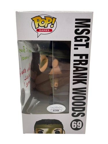 James C. Burns Signed Funko Pop 69 Call of Duty Black Ops Frank Woods JSA COA - 第 3/8 張圖片
