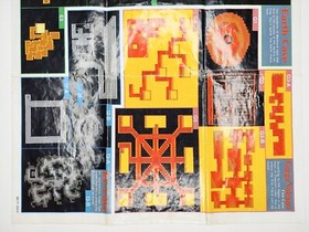 Final Fantasy 1990 Nintendo NES Dungeon Maps / Item Chart NES-FF-USA(A)