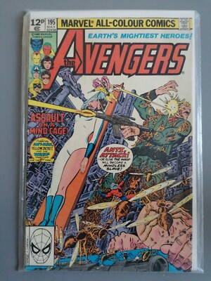Avengers 195 (1980) 1st app of TaskMaster in cameo. Ant Man & Wasp app. 