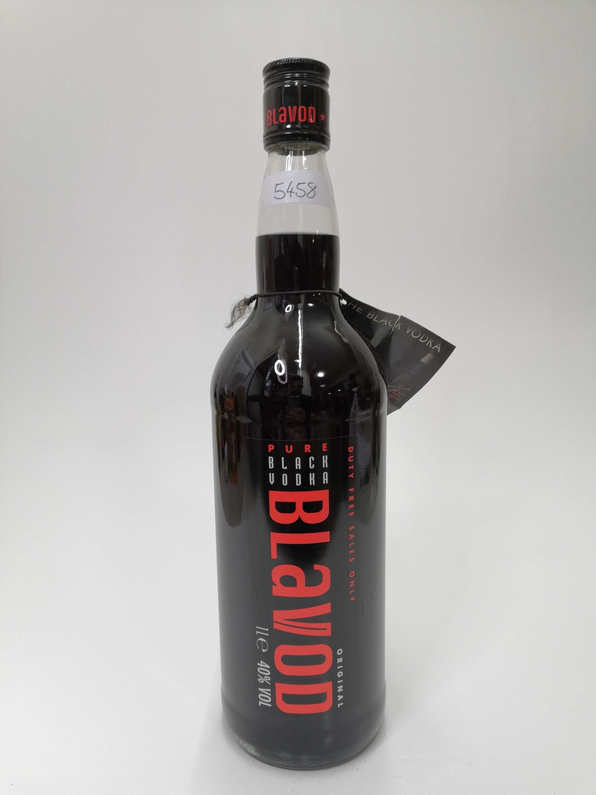 Vintage Bottle - Blavod Pure Black Vodka Duty Free 1 lt.  - COD. 5458