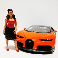 LADY 4" Figure ROSA HANGING OUT 2 AMERICAN DIORAMA 1:18 Scale FEMALE G Scale