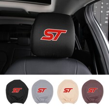 1X For Ford ST Car Interior Seat Headrest Pillow Dustproof Cover Cotton Trim 