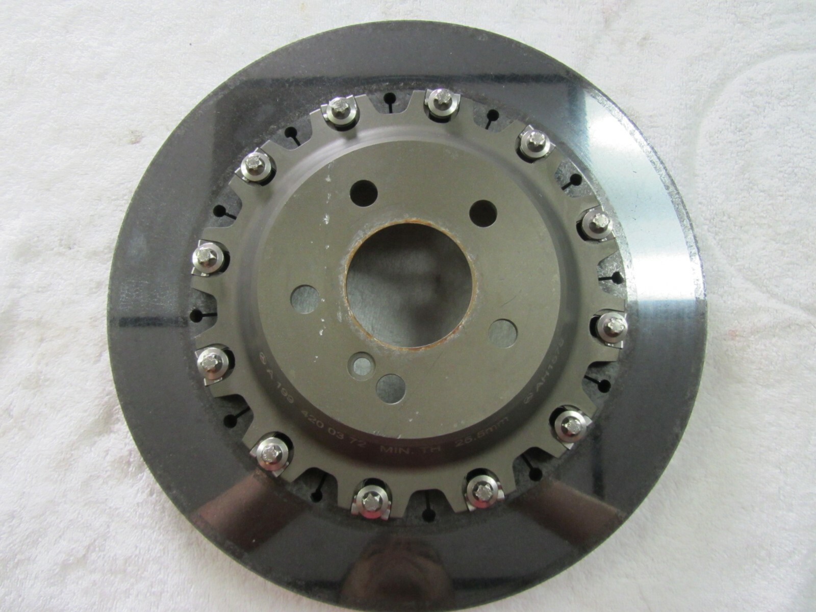 Mercedes Benz SLR McLaren factory original OEM ceramic rear brake rotor disc