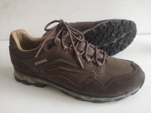 Mens Walking Shoes Lace Up Meindl Bogota LF Size 42 UK 8 Brown Leather - Picture 13 of 19