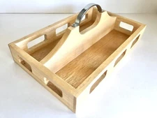 Wood Cutlery Holder Well Equipped Kitchen Knife Caddy Tool Box Utensil Tray