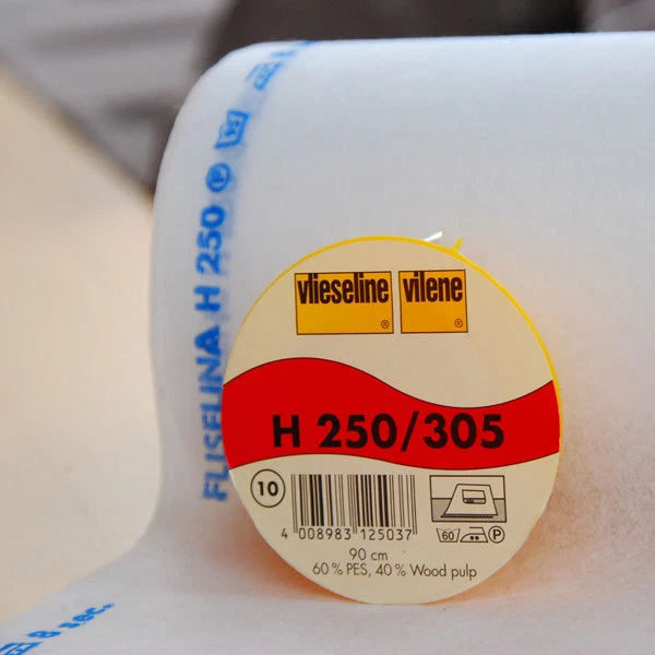 Meterware Freudenberg H250 Vlieseline Vilene Bügeleinlage Vlieseinlage 90cm br.