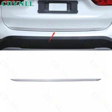 Fit For BMW X1 F48 2016-2021 Silver Steel Rear Tailgate Trunk Lid Strip Trim 1*