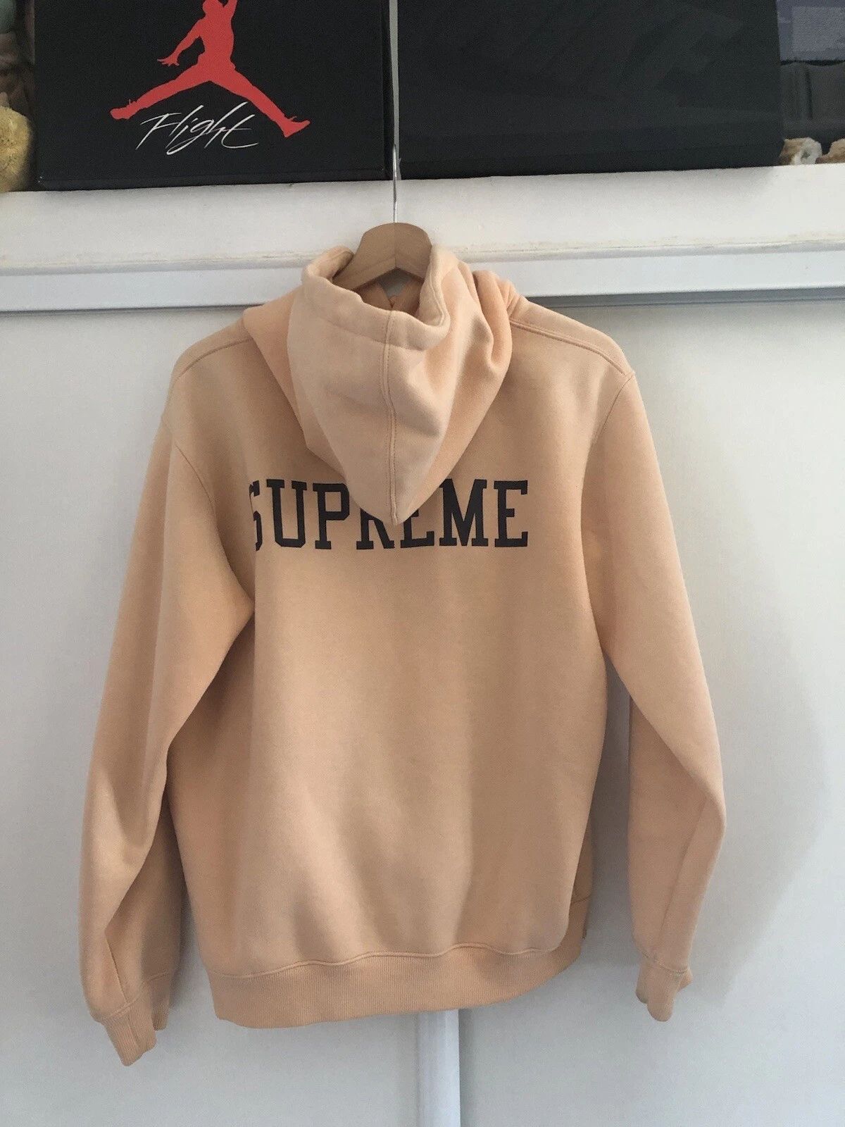 Supreme Champion FW16 Hoodie Peach Size M