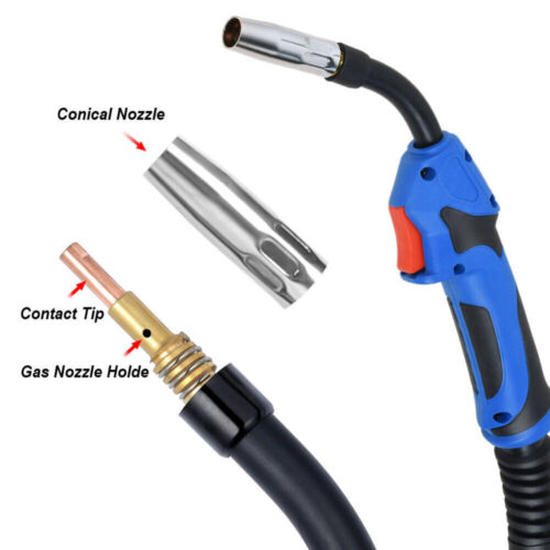 Hose Package MB-15 3/4/5m MIG MAG Torch Inert Gas Welding Central Connection - Picture 7 of 14