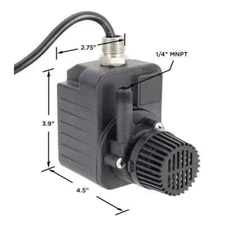 115V 210GPH Parts Fully Submersible Washer Pump Corrosion Resistant Materials